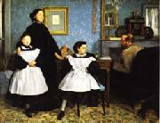 Edgar Degas Family Portrait(or the Bellelli Family) oil painting artist